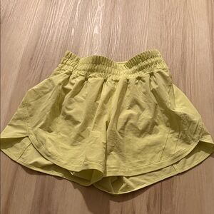 lululemon athletica Yellow Athletic Shorts